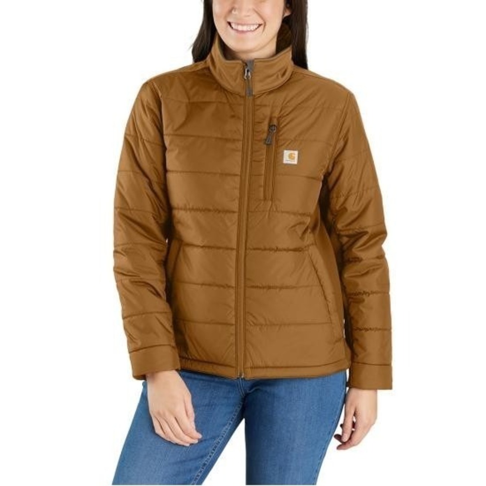 Carhartt 105912 Women Rain Defender Relaxed Lightweight Insulated Jacket L